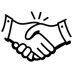 Dessin d'une poignée de main