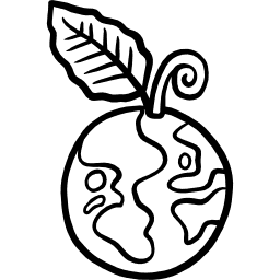 Dessin de la planète Terre